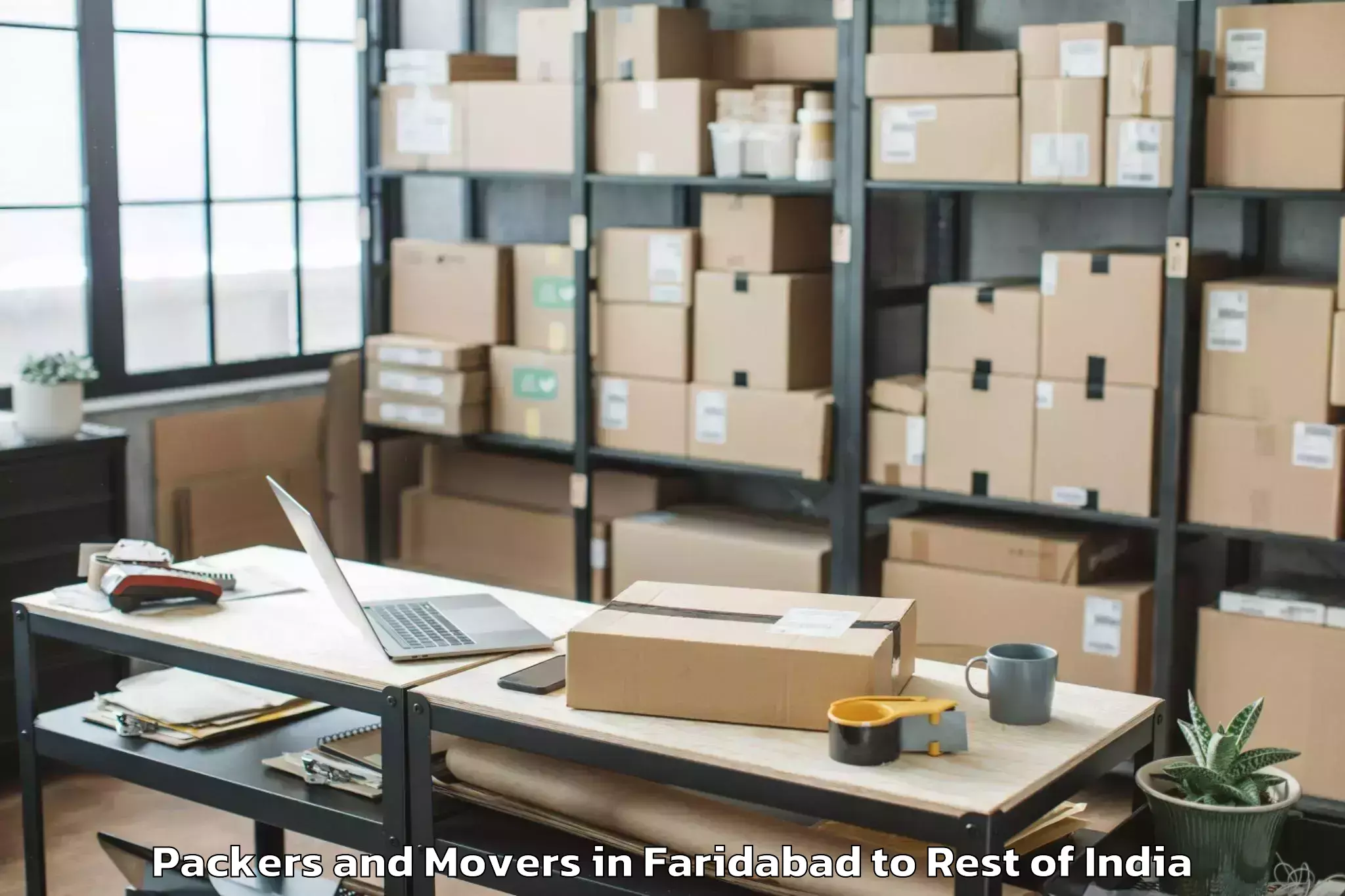 Affordable Faridabad to Synrang Kaban Packers And Movers